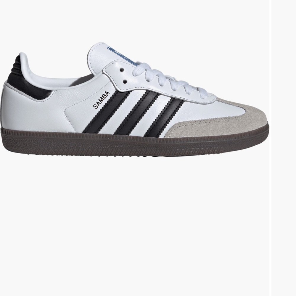EUC - Adidas Gender Inclusive Samba - Size 13.5 - white/black